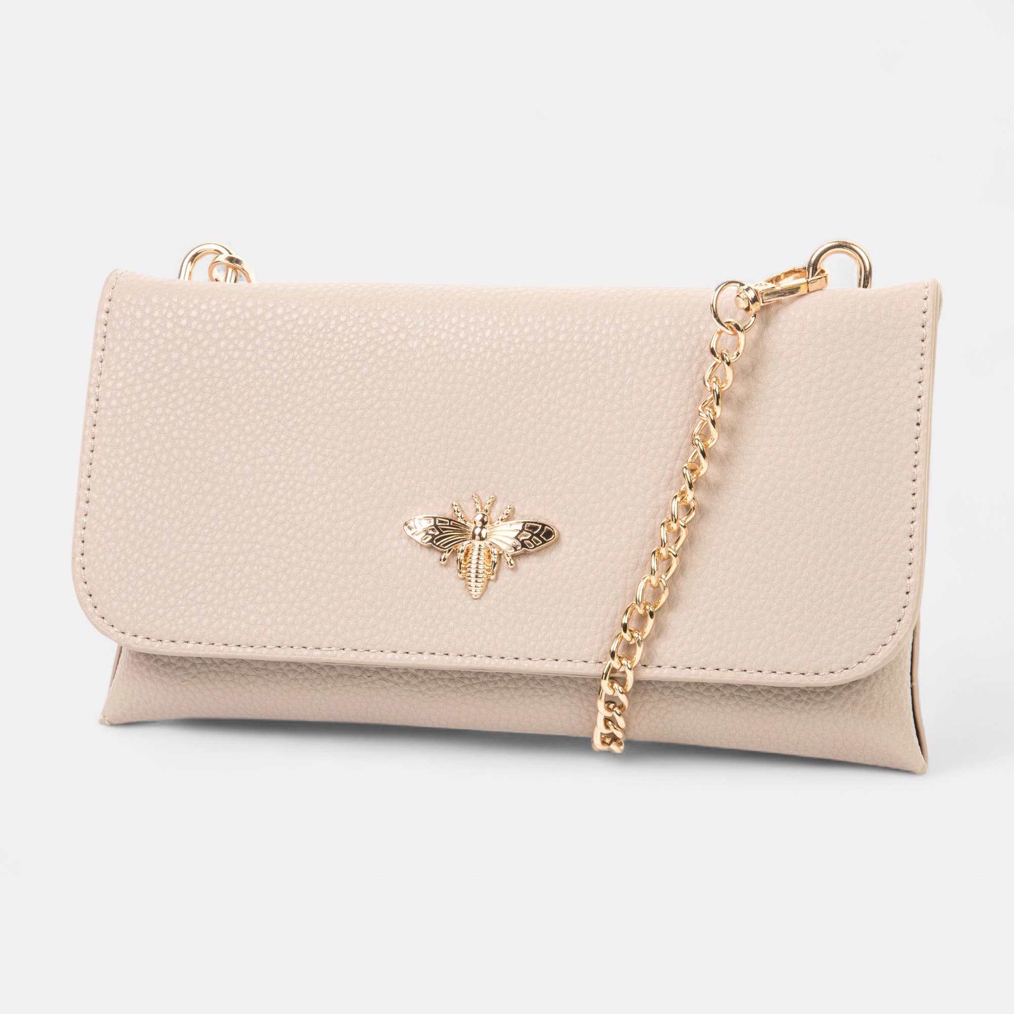 Sac bandoulière beige