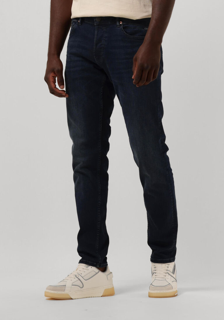 CAST IRON donkerblauwe cast iron straight leg jeans shiftback regular tapered