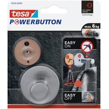 Powerbutton Crochet adhésif Classic, rond