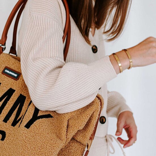Sac à langer Mommy Bag   Teddy brun        de               Childhome