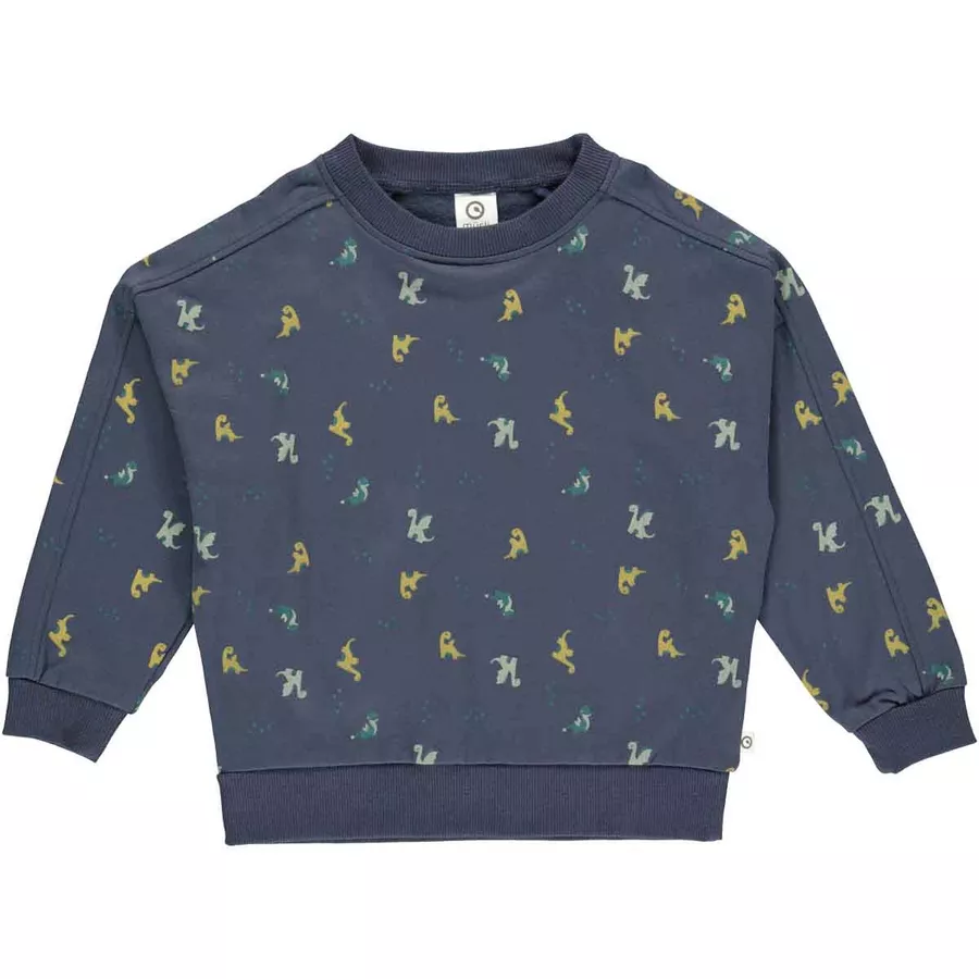 Müsli Sweatshirt bluePineMossgreen