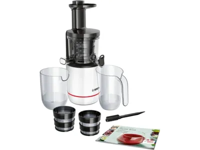 Bosch VitaExtract MESM500W -Slow juicer - 150 W - hvid/sort
