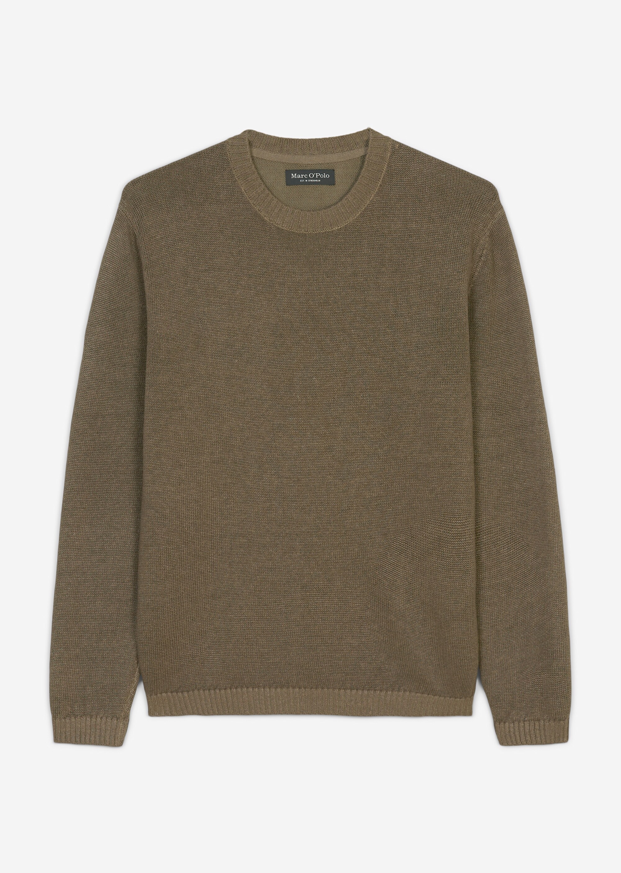 Pullover regular aus Baumwolle und Leinen