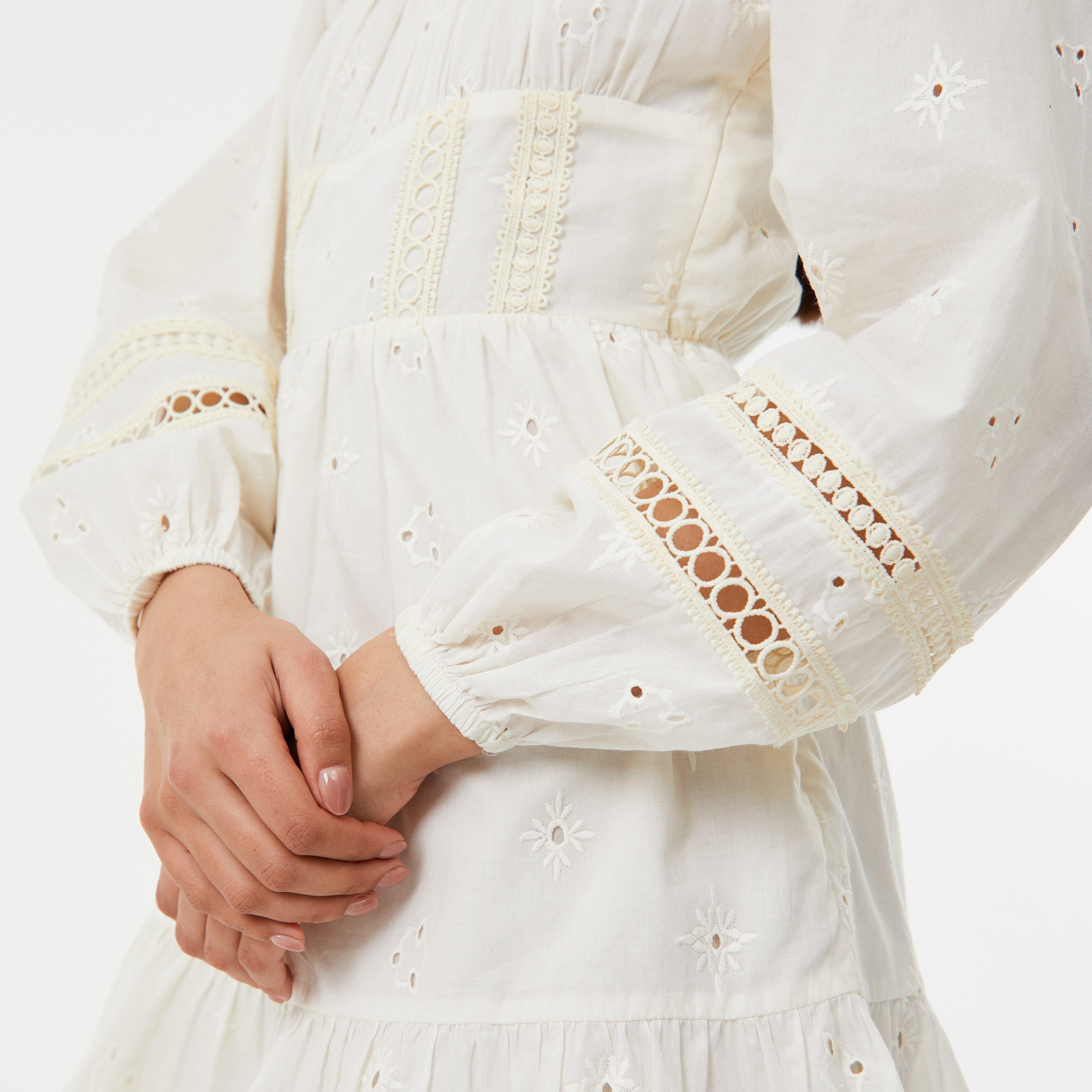Jack Wills JW Long Sleeve Boho Dress Womens