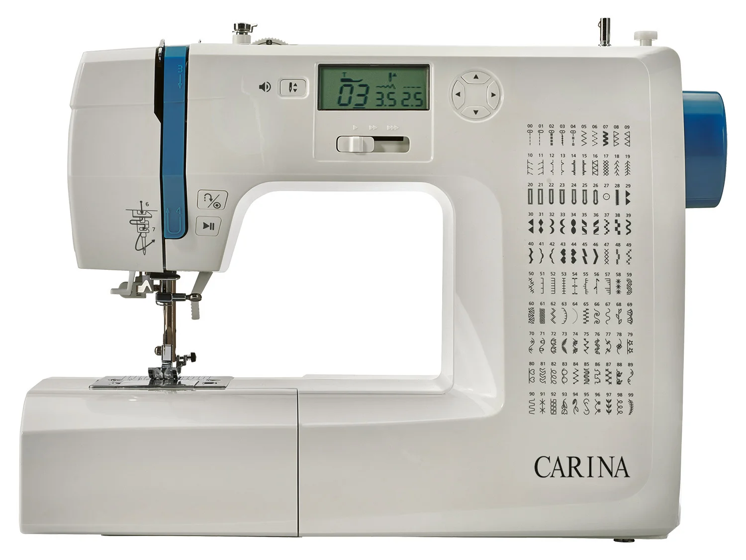 Carina Computern&auml;hmaschine &raquo;SCNM 100 A1&laquo;, mit 100 Stichprogrammen