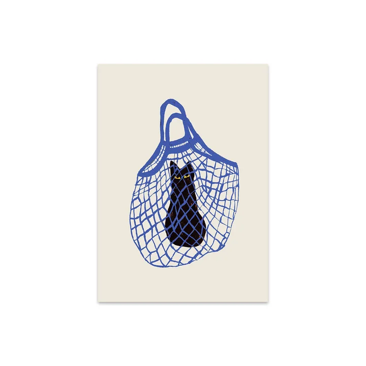 The Poster Club - The Cat’s In The Bag von Chloe Purpero Johnson, 40 x 50 cm
