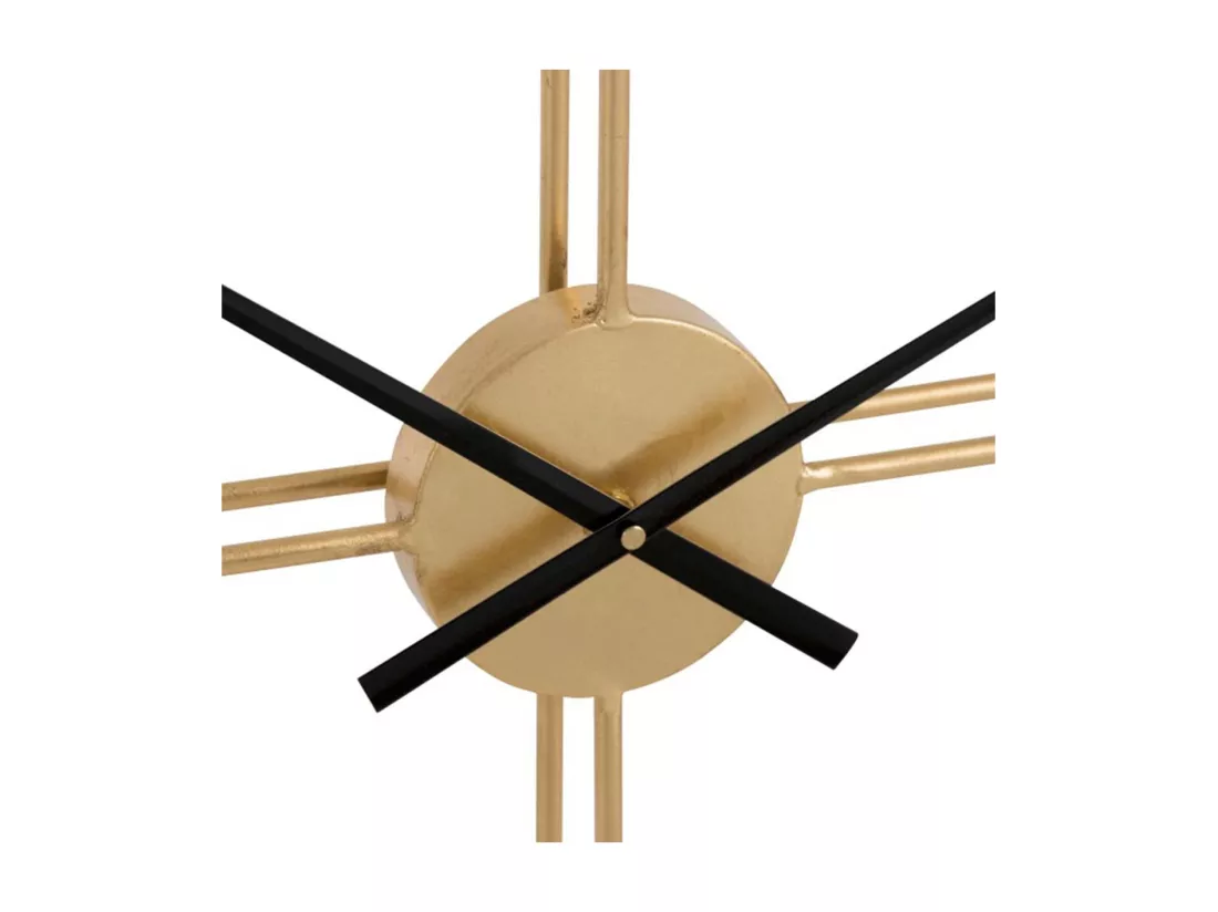 Horloge Design Ovale en Métal 