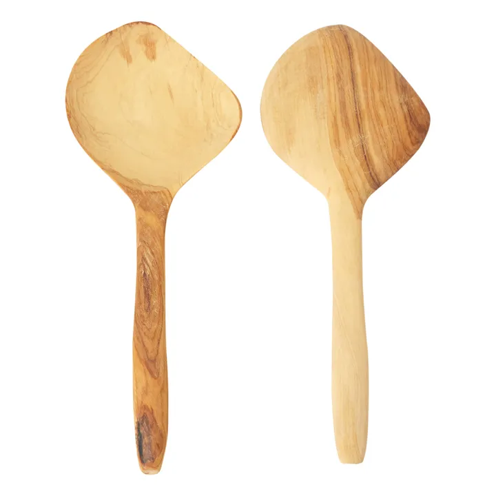 Chabi Chic Couverts à salade en bois d'olivier
