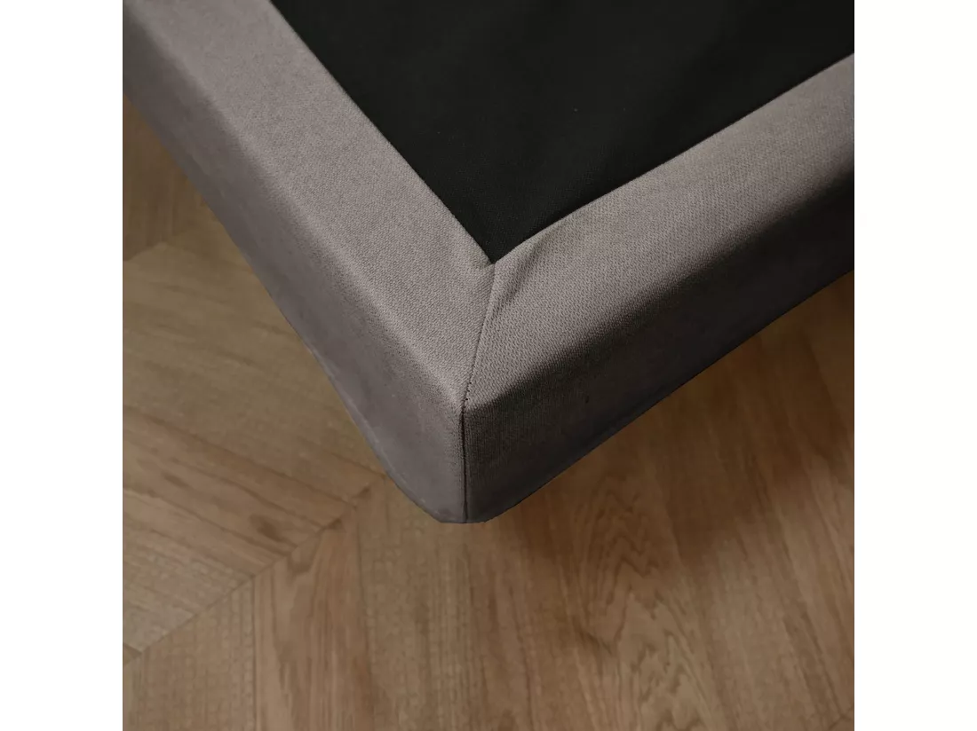 Cache-sommier beige RONDA 90x190 cm - SOMEO - Ronda