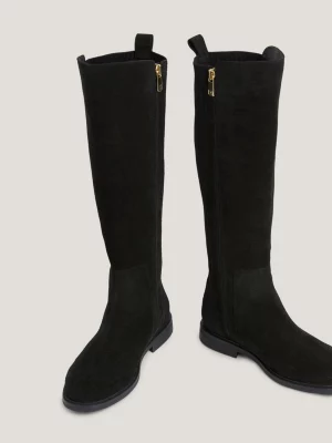 Botas essenciais de camurça até o joelho
