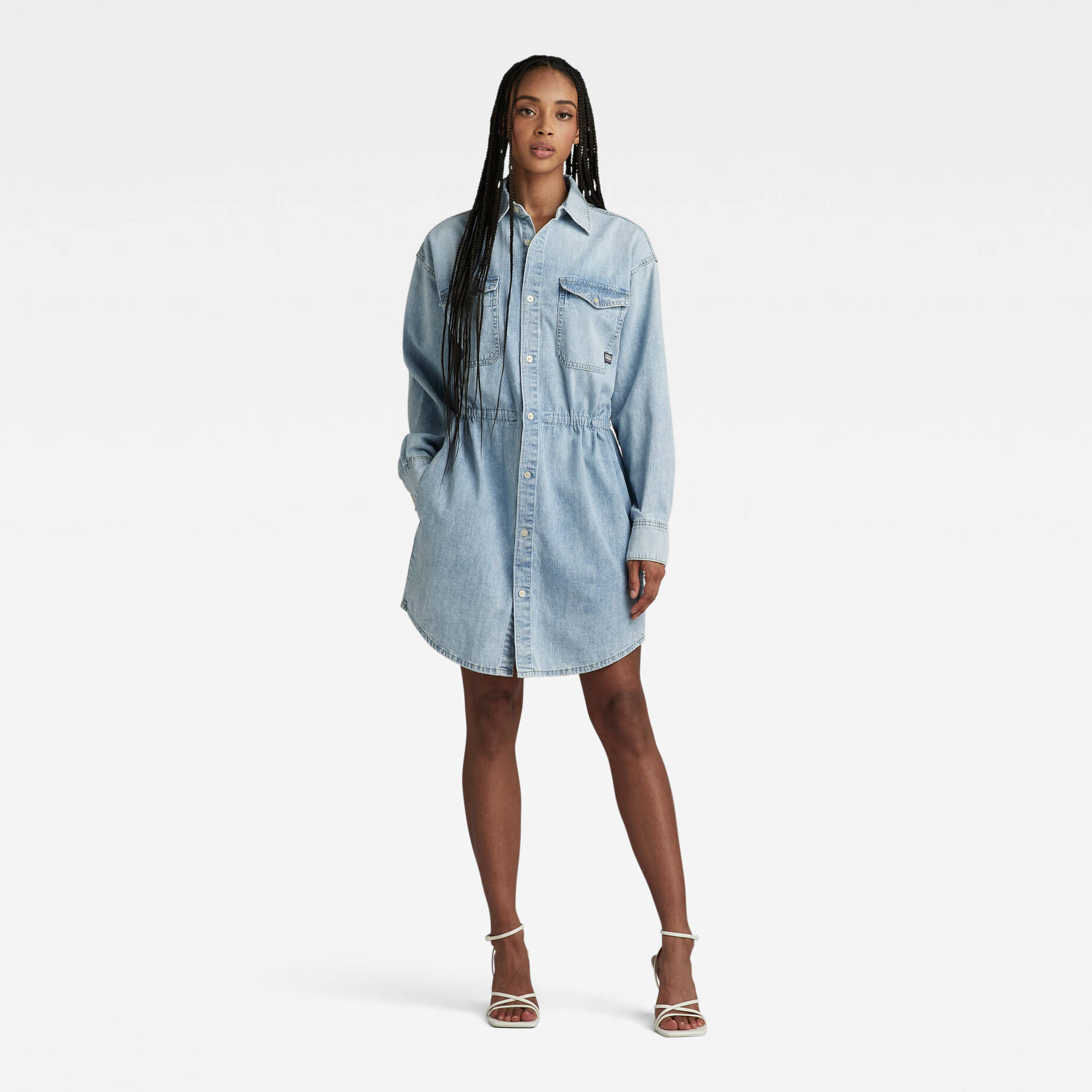 G-Star RAW| Damen Jeanskleid RELAXED DRAWCORD DENIM DRESS