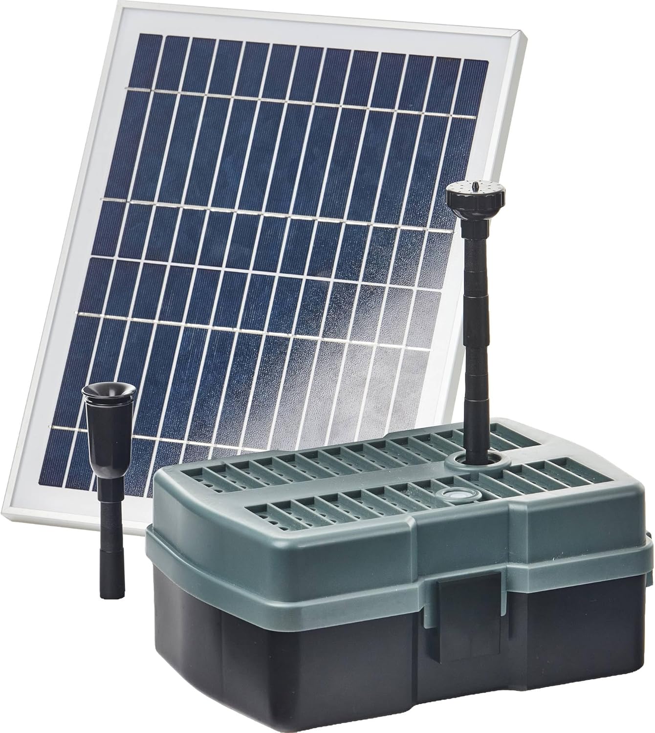 Heissner Solar Unterwasserfilter-Set mit Wasserspielpumpe - 600L/h - 5W UVC