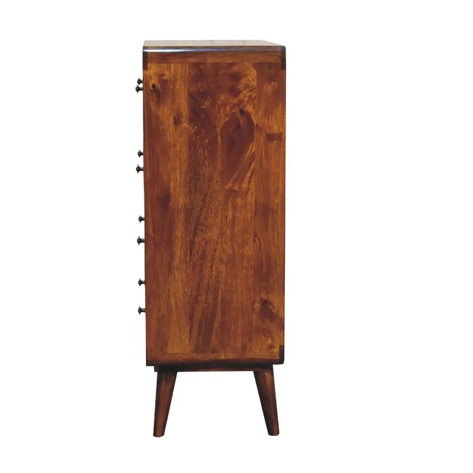 Artisan Furniture Massief Houten Gebogen Eiken Kist