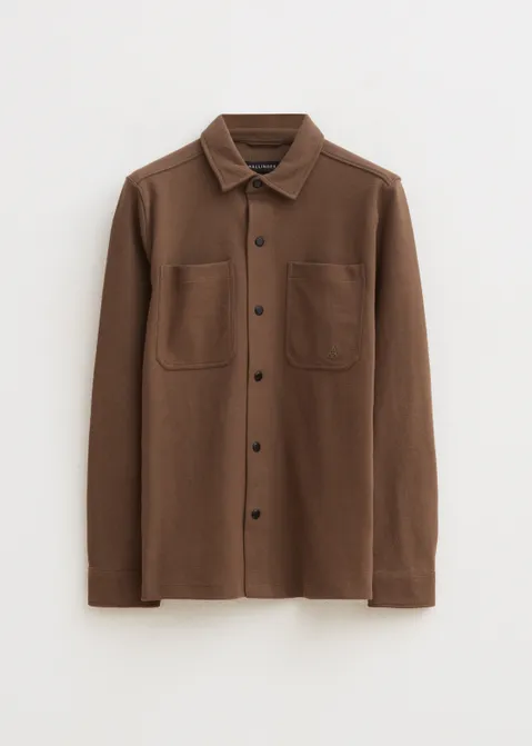 Overshirt met zakken khaki (KHAKI)