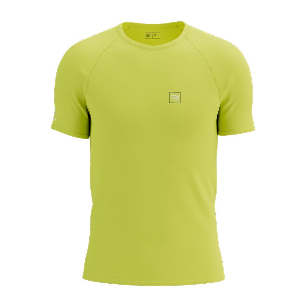 Compressport TRAINING SS - Maillot Homme evening primrose