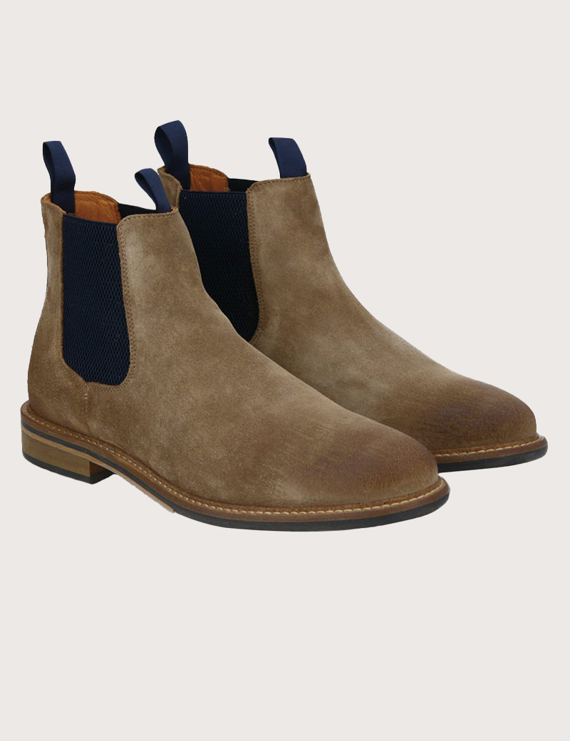 SCHMOOVE BOTTINES PILOT CHELSEA TAUPE