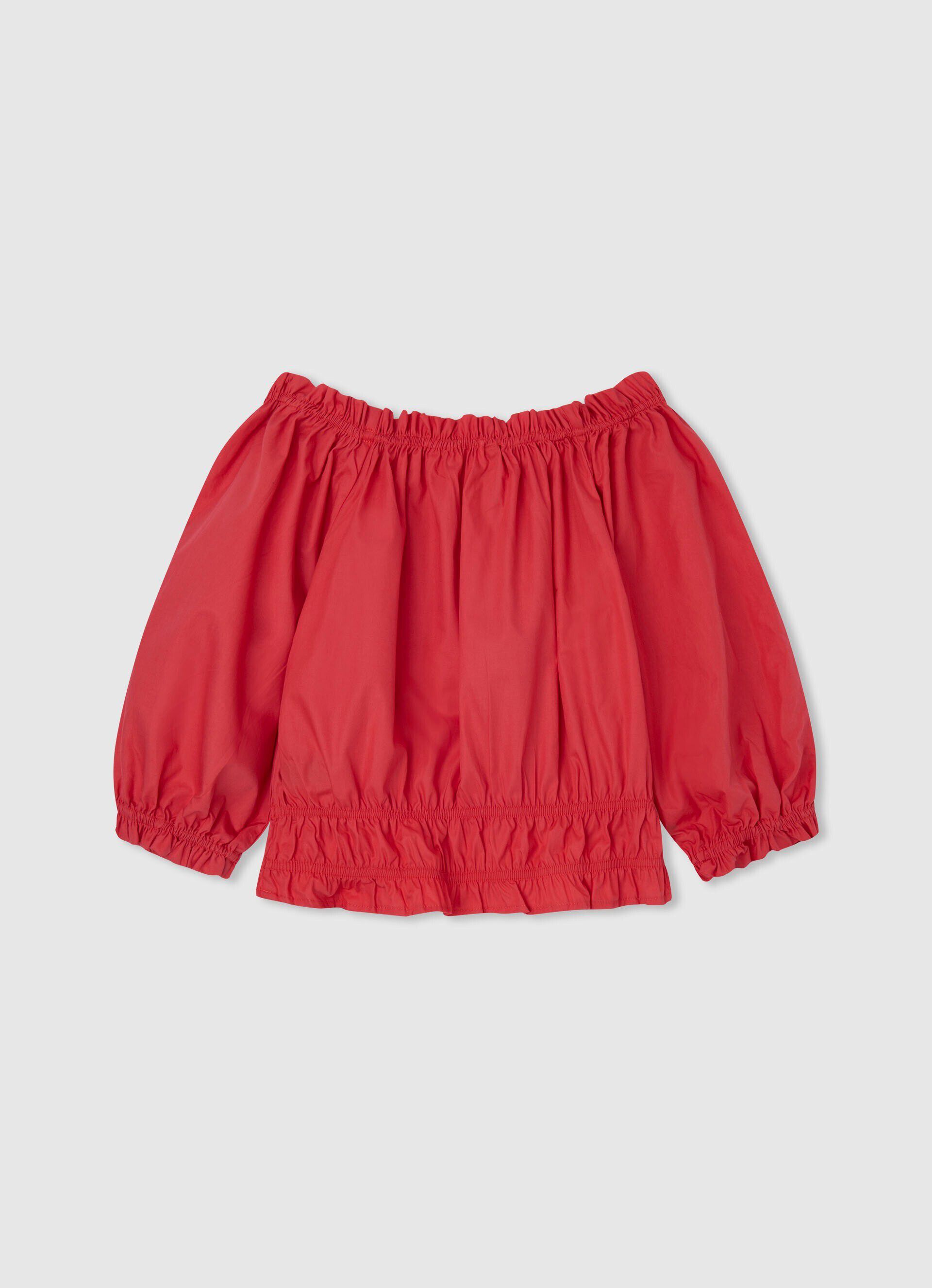 Top cropped SIGRID FIT - vermelho estúdio