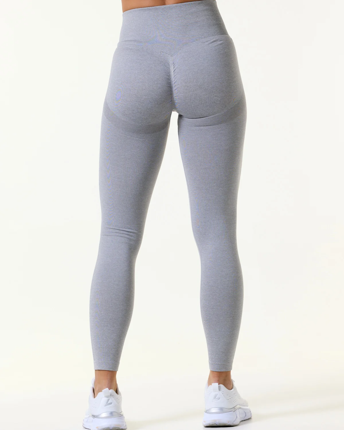 AWARE Scrunch Seamless Tights Grey Melange