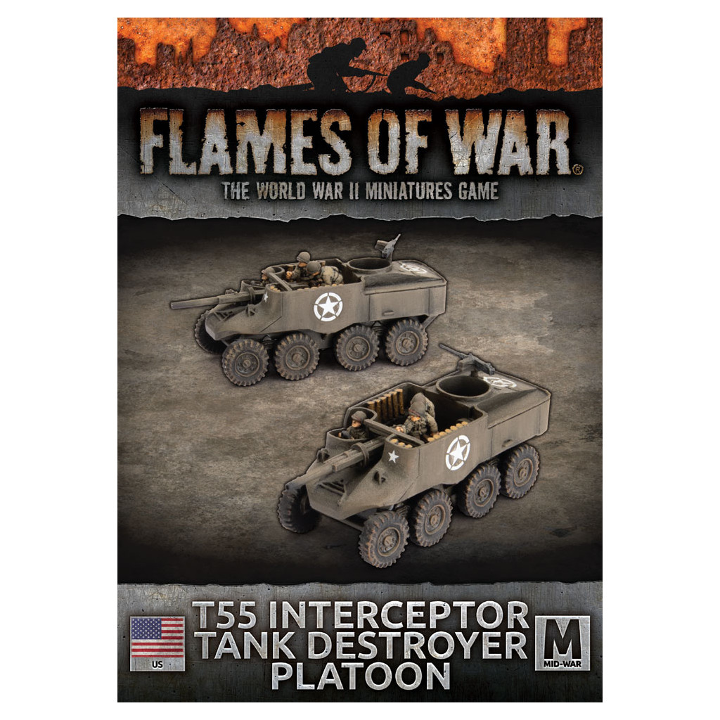Flames of War - T55 Interceptor Tank Destroyer Platoon
