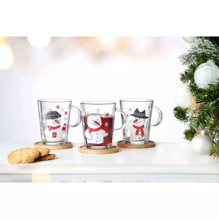 Ritzenhoff & Breker GmbH & Co. KG Teeglas mit Untersetzer Cap Frosty 380 ml transparent