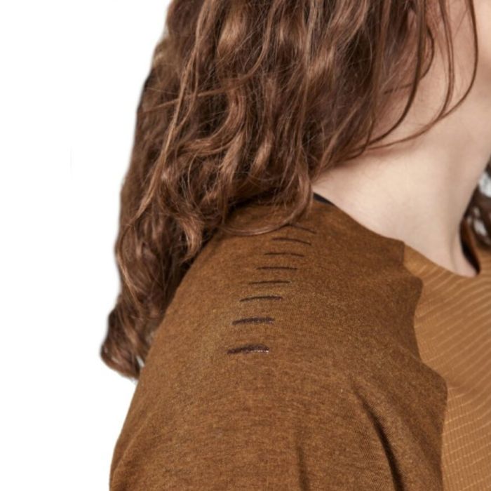 Craft Dame Trøjer ADV Trail Wool Wind LS Tee Brun