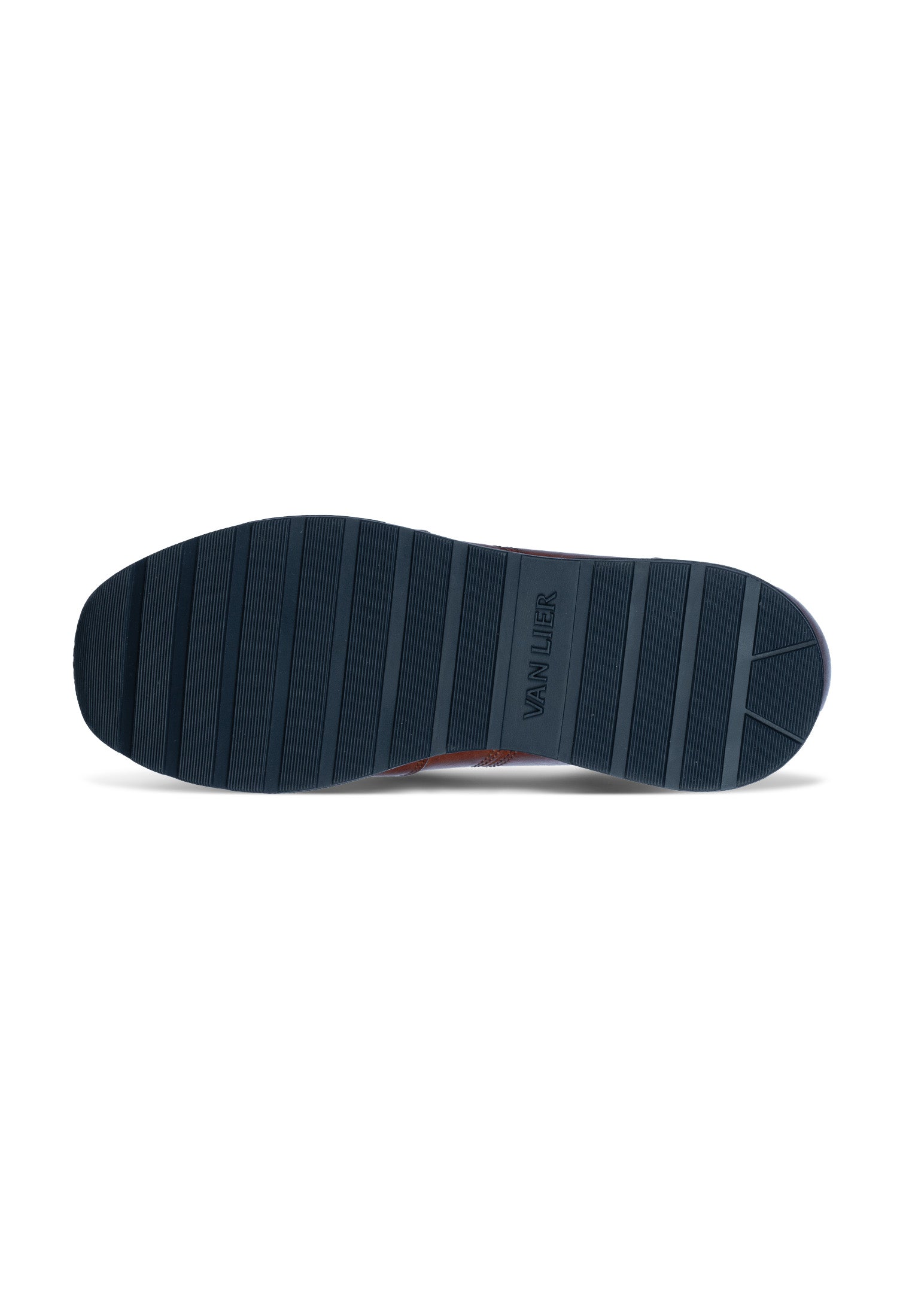 Licht cognac gladleren Positano sneaker