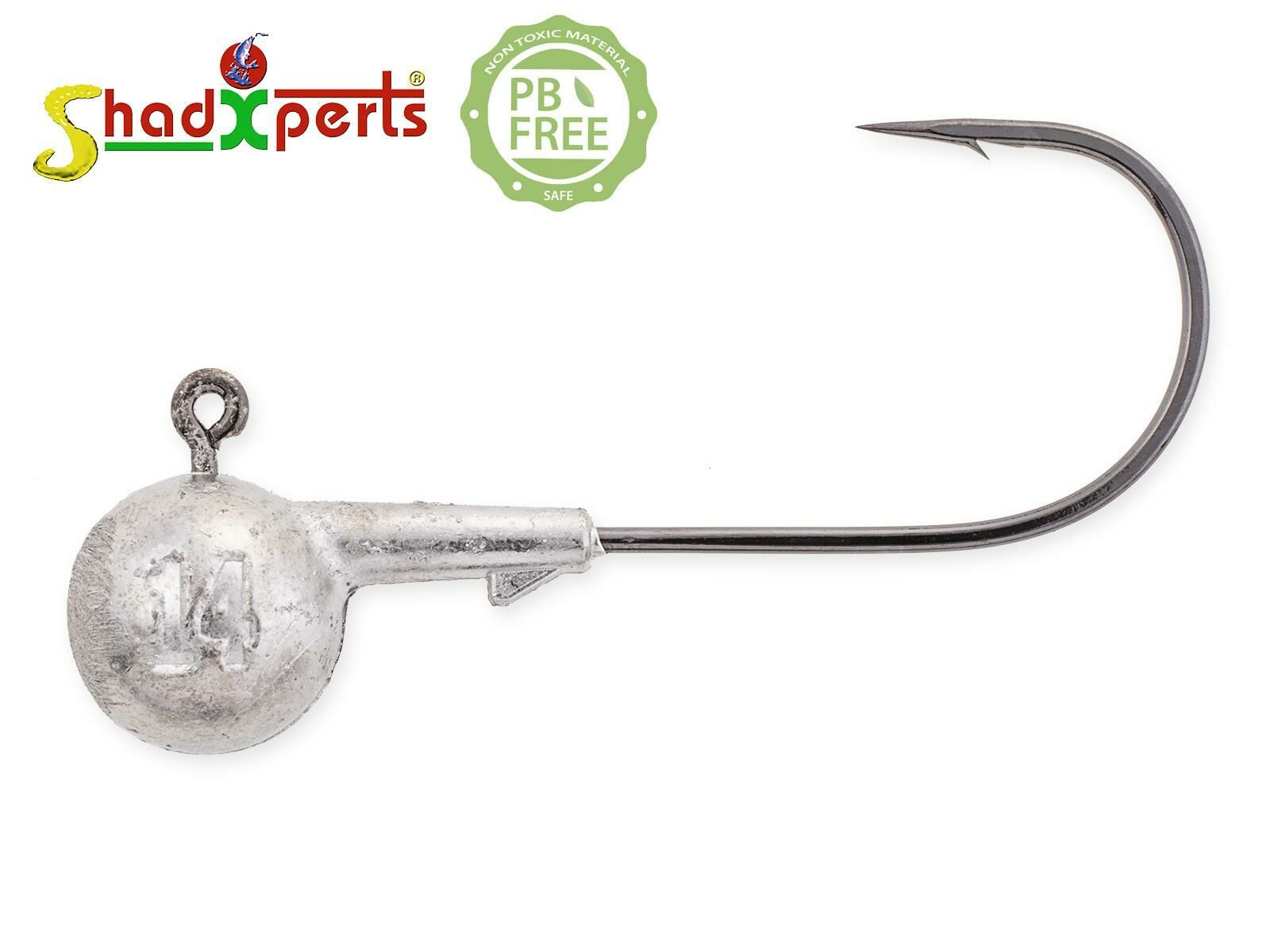 SX Spezial Rundkopf Jigs (bleifrei) (ShadXPerts)