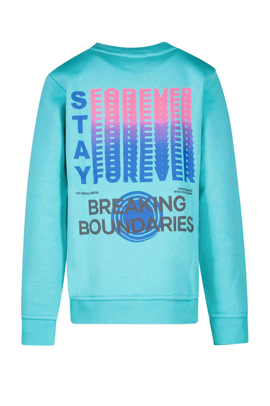 Cars sweater GRUSH met printopdruk aquablauw