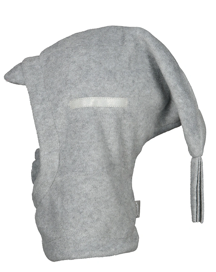Fleece-Schalmütze COSY in hellgrau melange