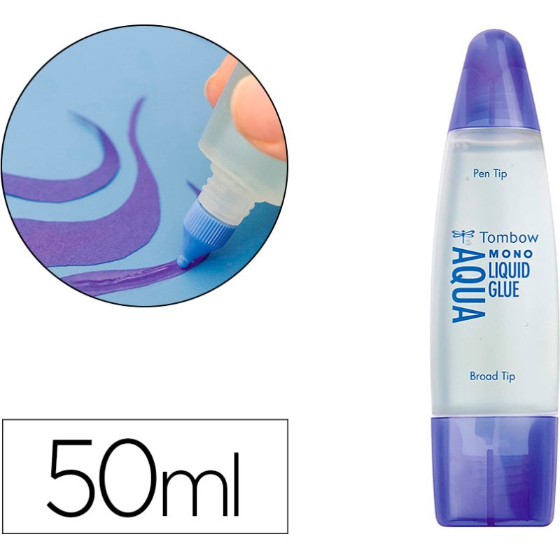 Colle  tombow liquide  mono aqua 50ml  boite de 10 unites