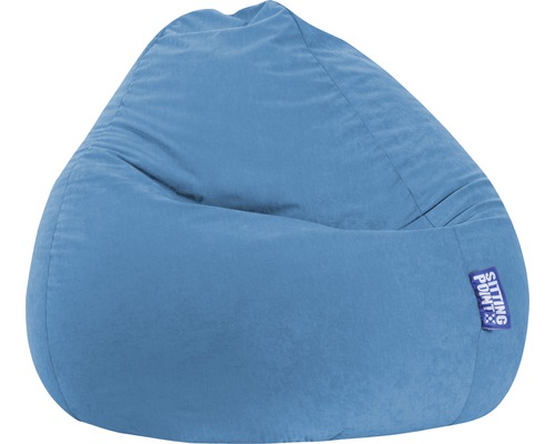 Zitzak Sitting Point Zitzak Easy L ca. 120 liter blauw 70x90 cm