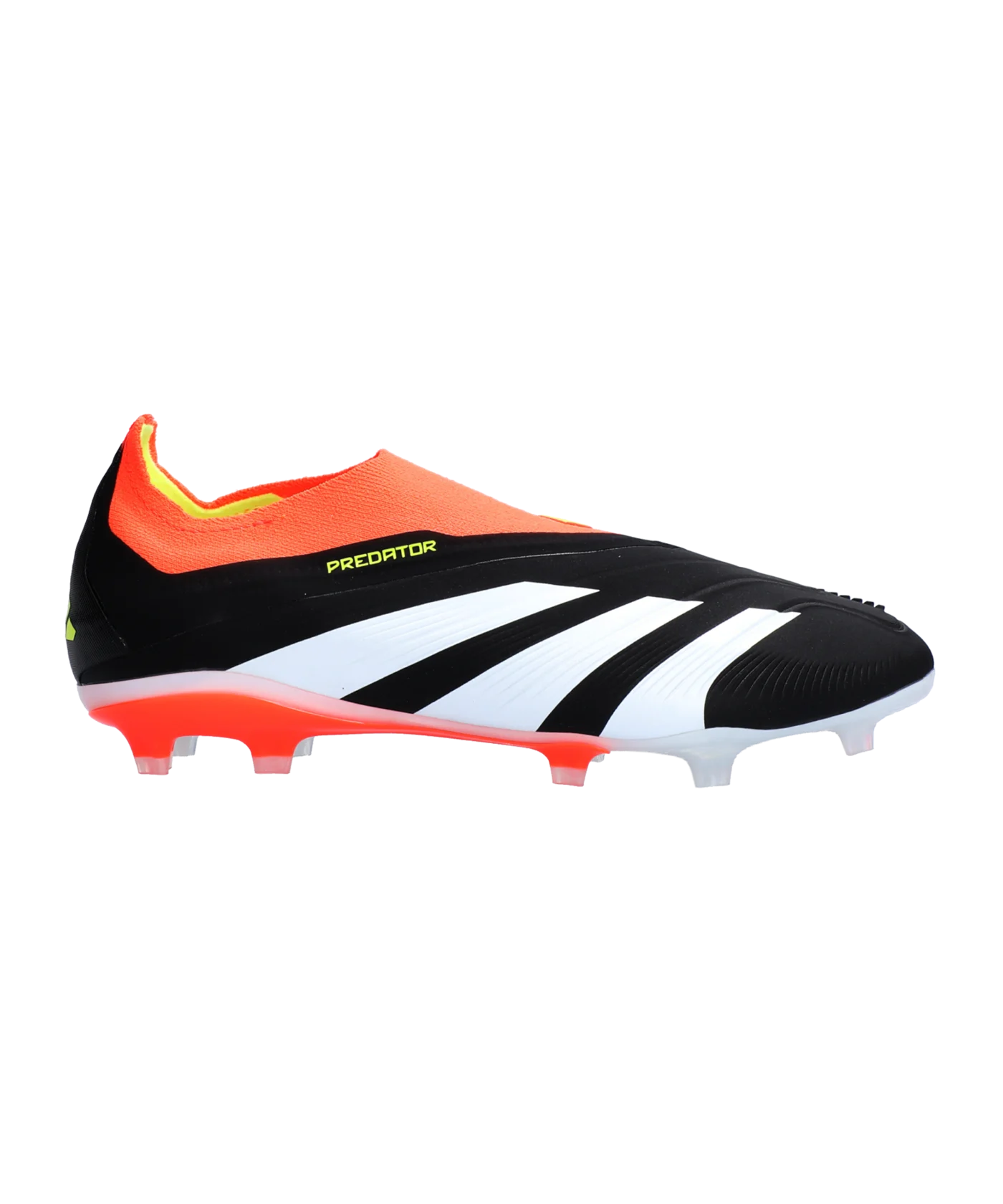 adidas Predator Elite LL FG Solar Energy Kids Schwarz Weiss Rot