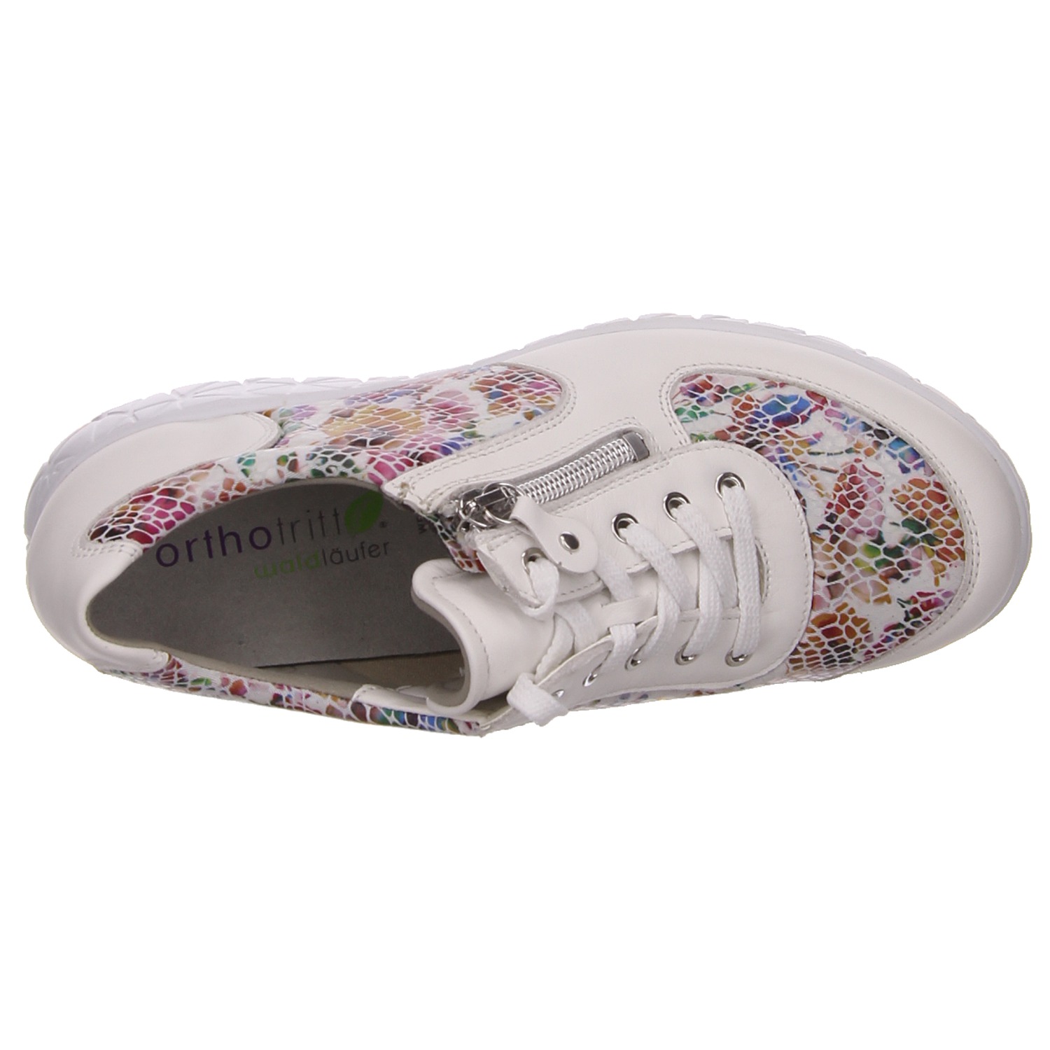 Waldläufer Sneaker weiß kombi weiss/weiss kombi