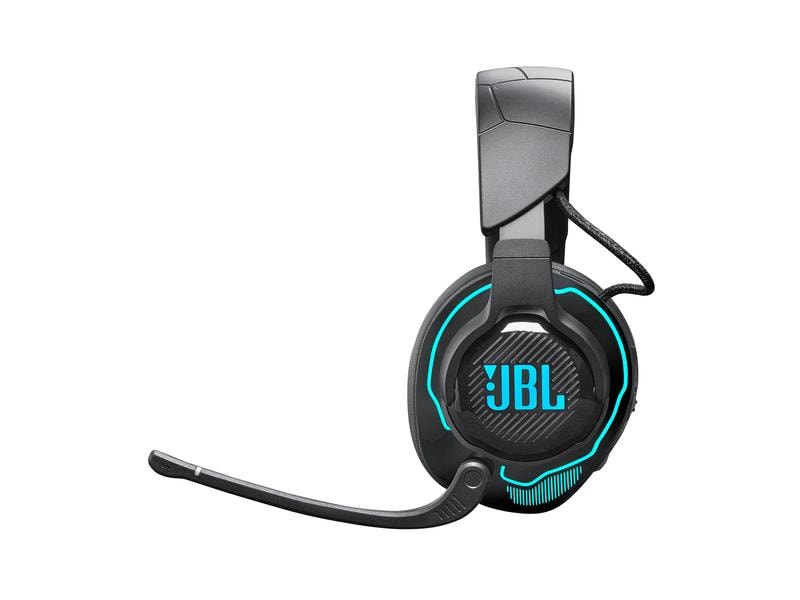 JBL Headset Quantum 910 Schwarz Kabelloses Over-Ear-Performance-Gaming-Headset mit Head-Tracking, aktivem Noise-Cancelling und Bluetooth