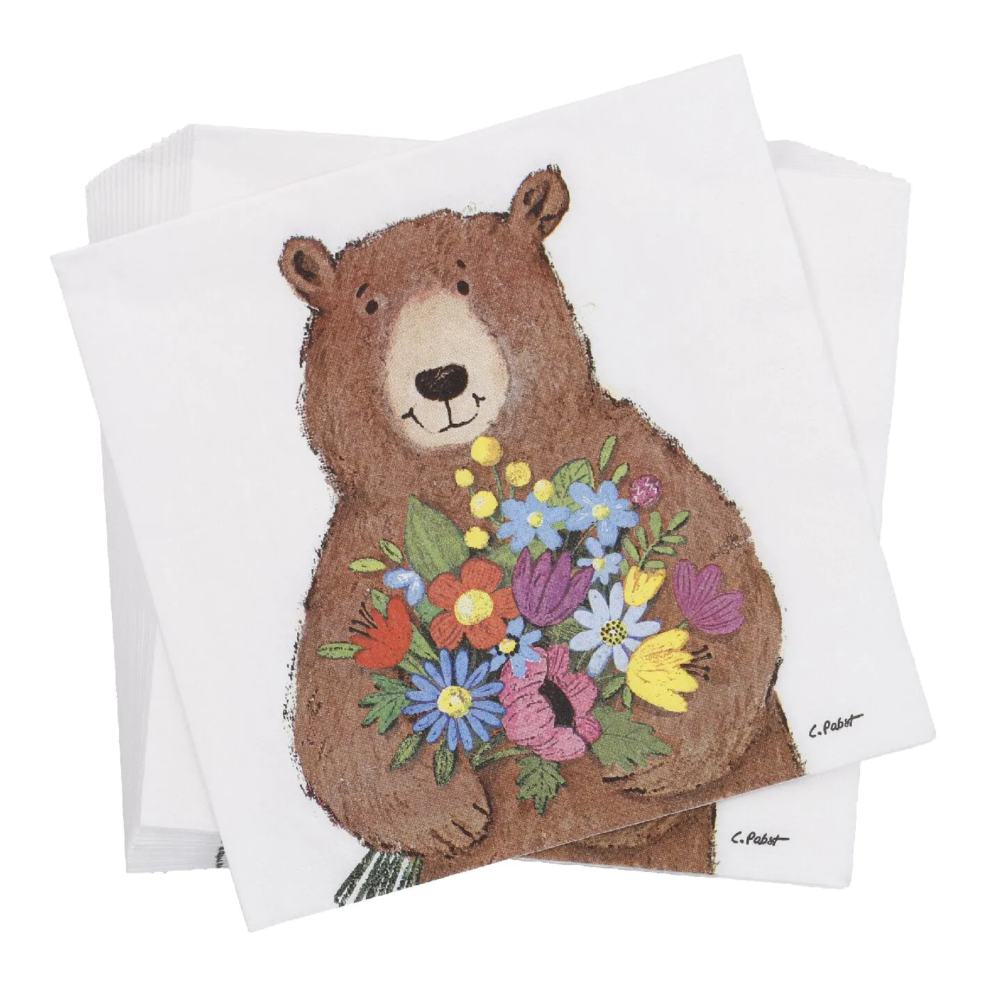 Serviette Bär, 20 Stück