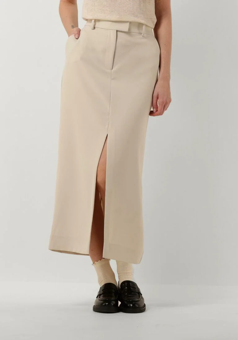 SECOND FEMALE beige second female midirok fique new skirt