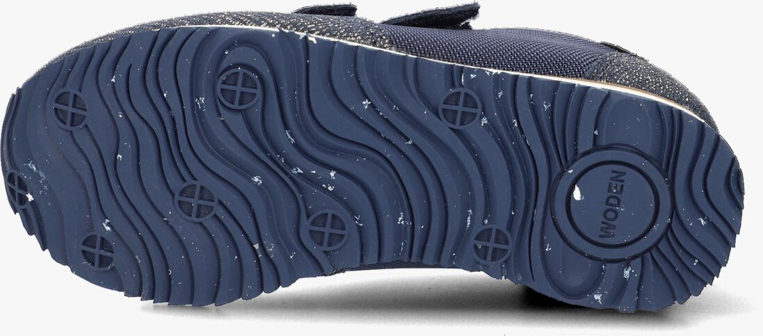 WODEN blauwe woden lage sneakers sandra pearl nylon