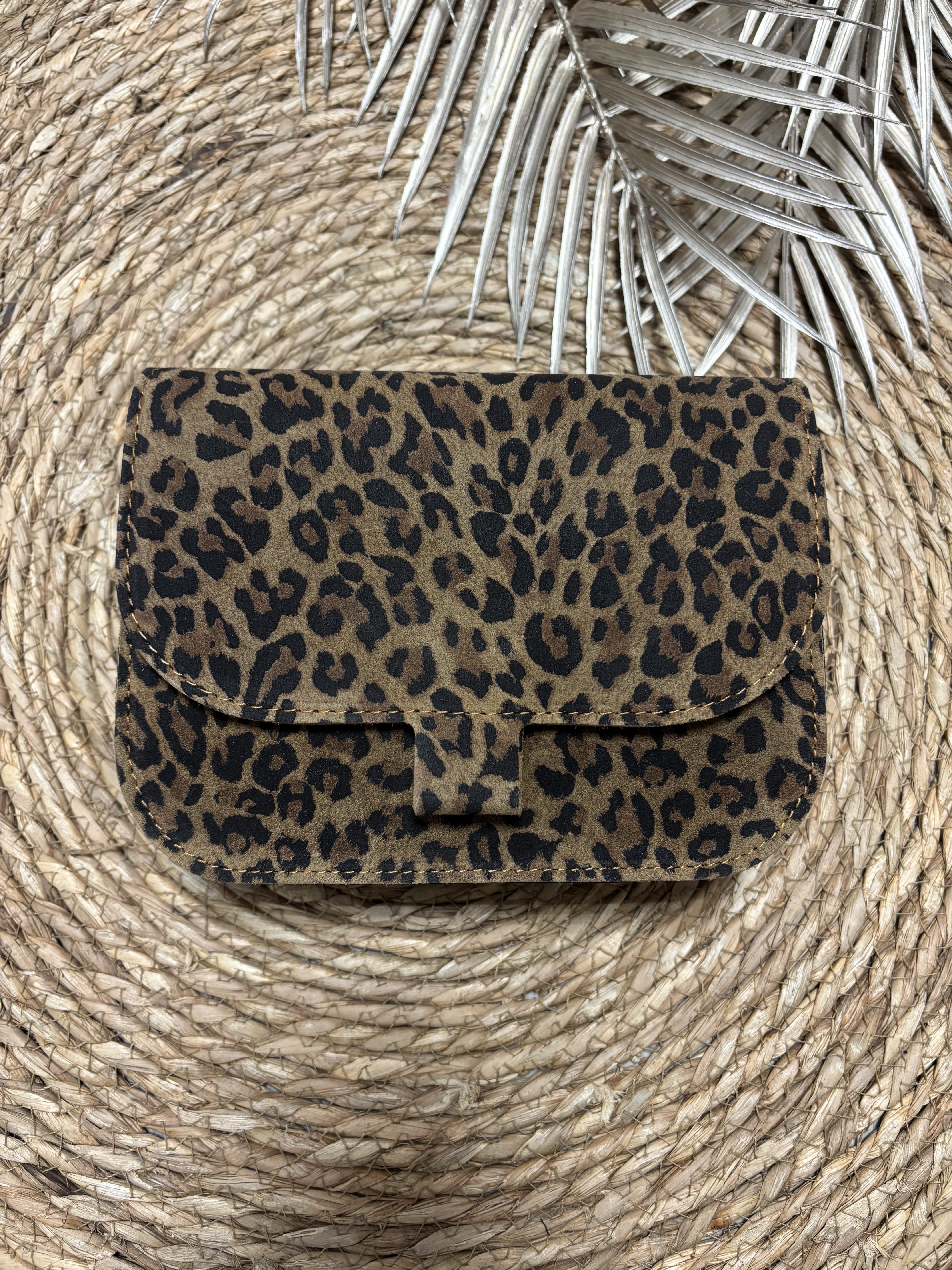 Flora Bag - Suede Luipaard