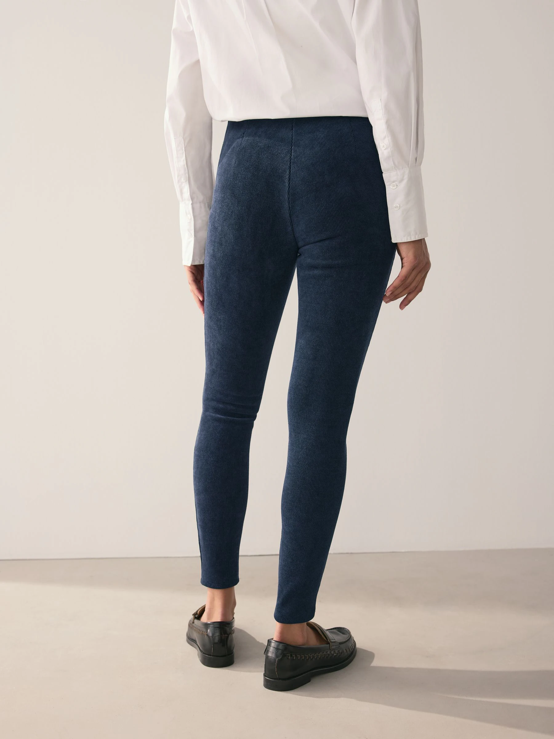 Marineblauw - Corduroy legging