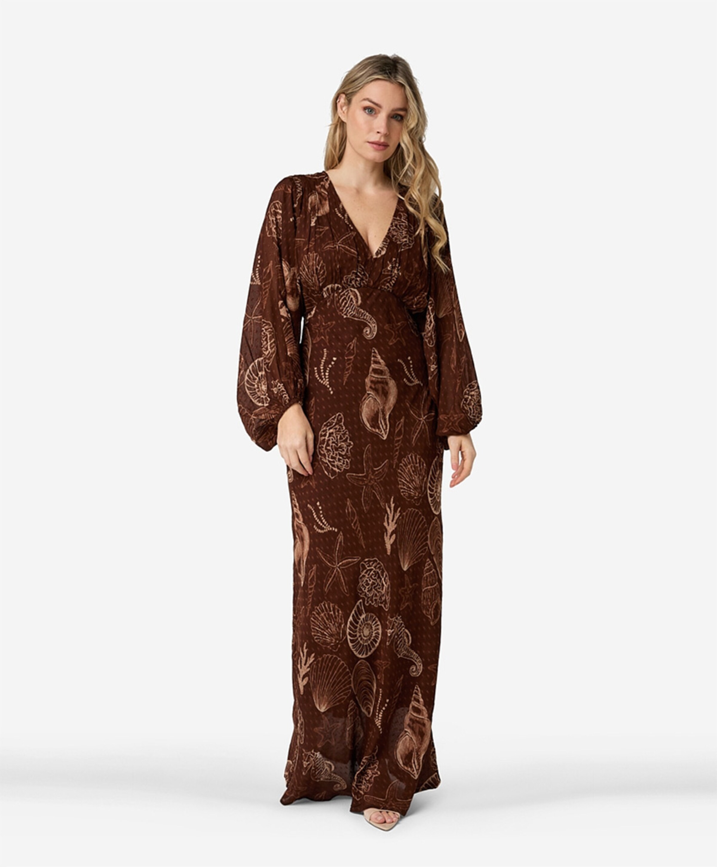 Ibana Dames jurk bruin