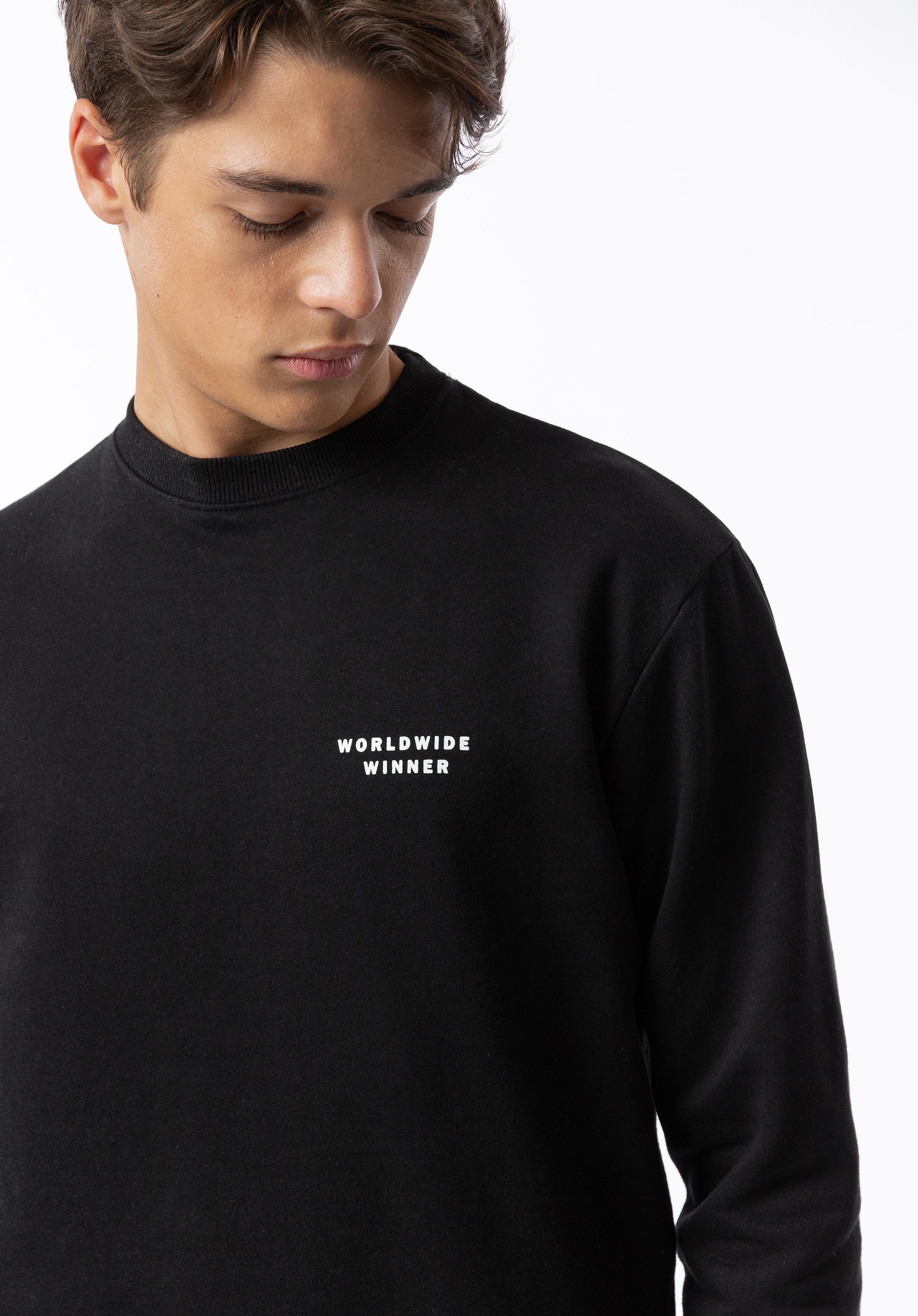 Sweatshirt com Estampado nas Costas