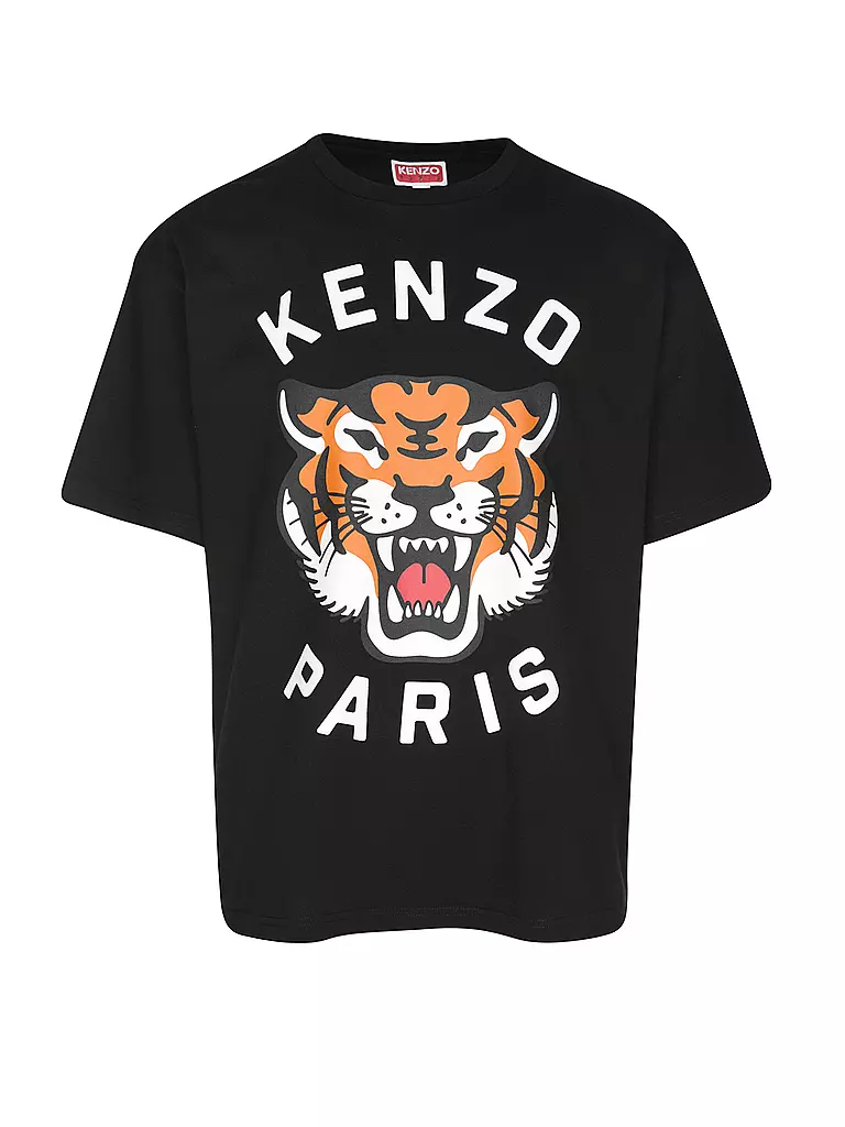 KENZO T-Shirt LUCKY TIGER schwarz