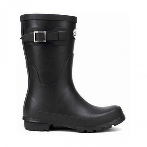 Botas de chuva curtas femininas, pretas