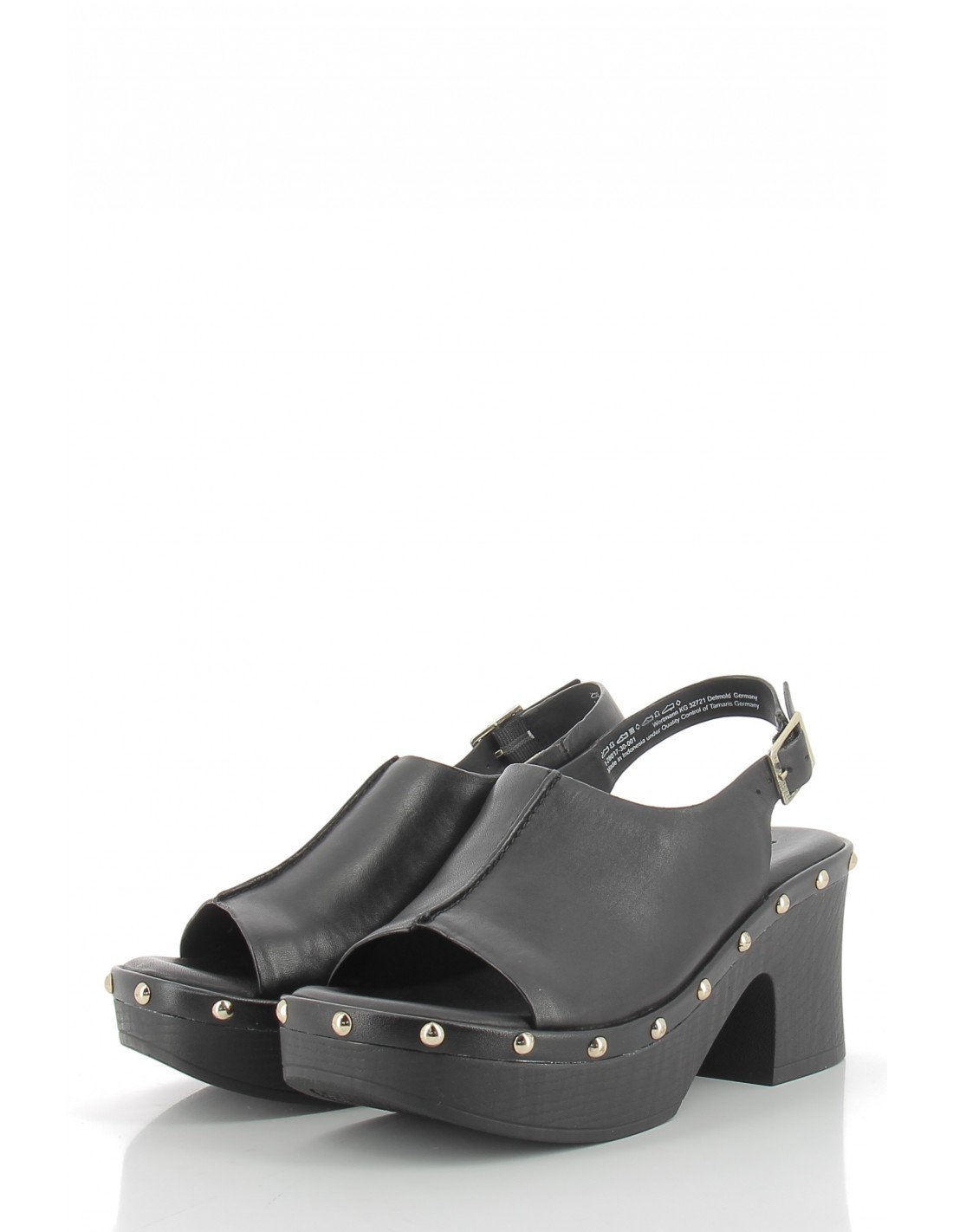 tamaris Sandales à Talon 28037-30 001 cuir noir