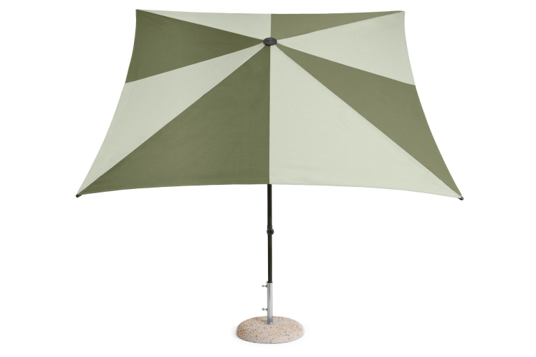 Hay Terrazza parasol vierhoek groen en donkergroen