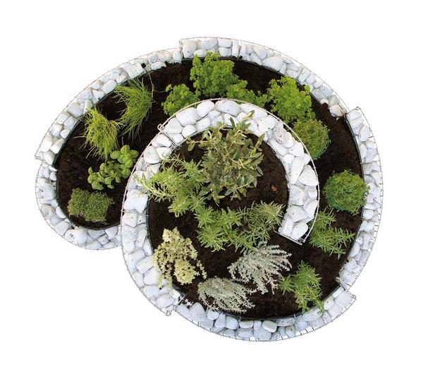 bellissa Gabionen-Kräuterspirale, ca.