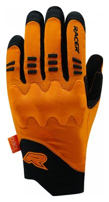 Gants Longs Racer Gloves Velo Mixte D3O Rock 3 Noir / Orange