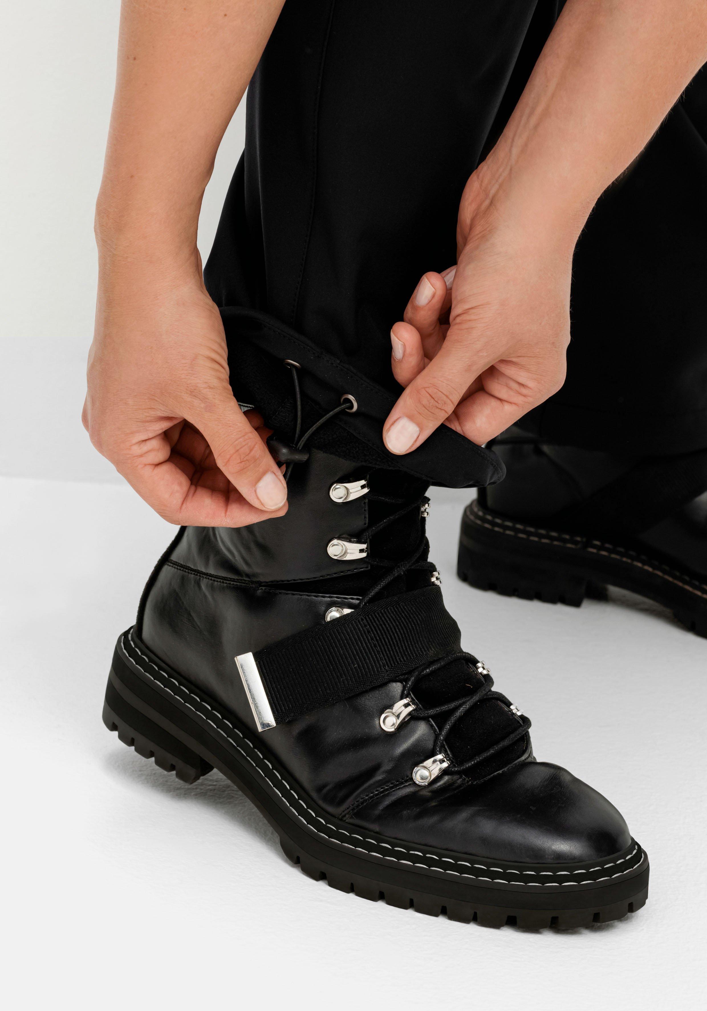 Funktionshose aus Softshell, wasser- und windabweisend