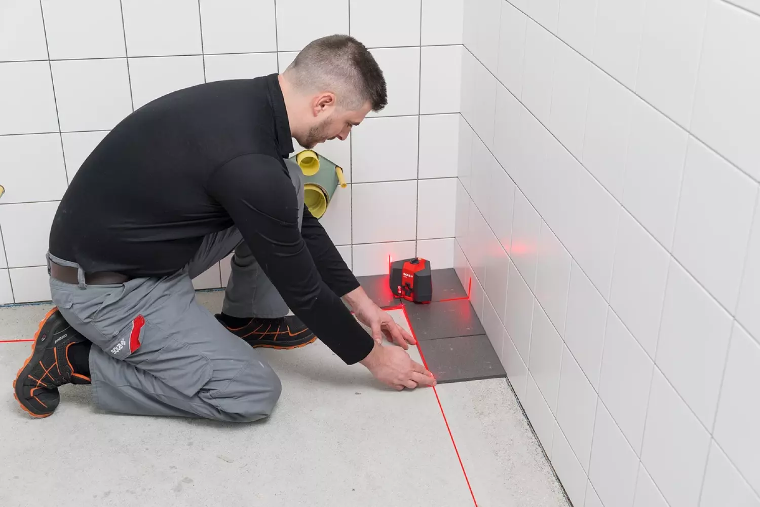 Sola Flox vloer en kruislijnlaser in koffer   laserbril - 10m