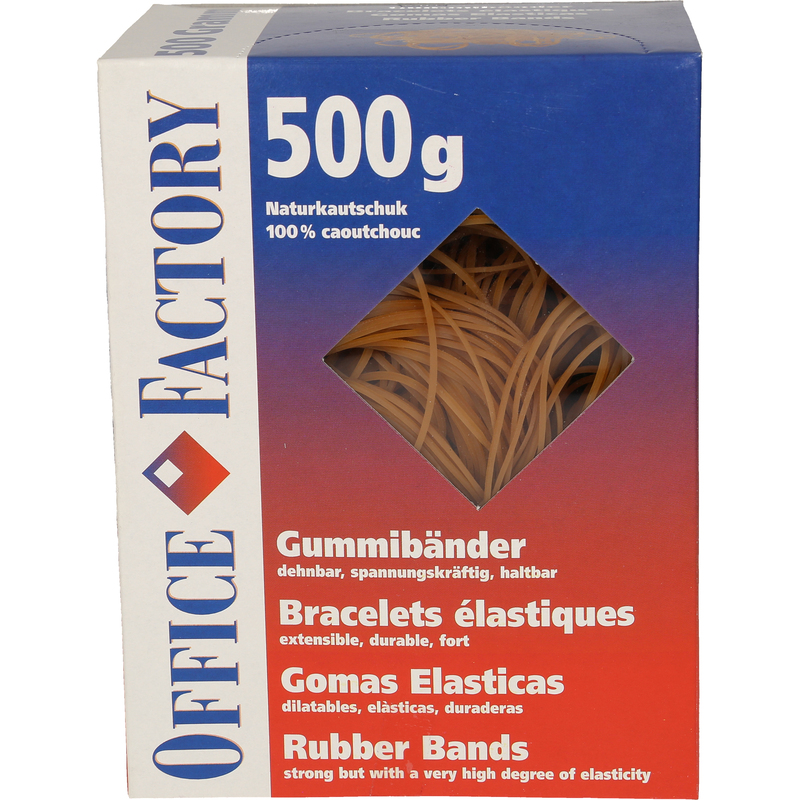 Smart Office Gummibänder Nr. 10, 100 x 1.30 mm, 500 g